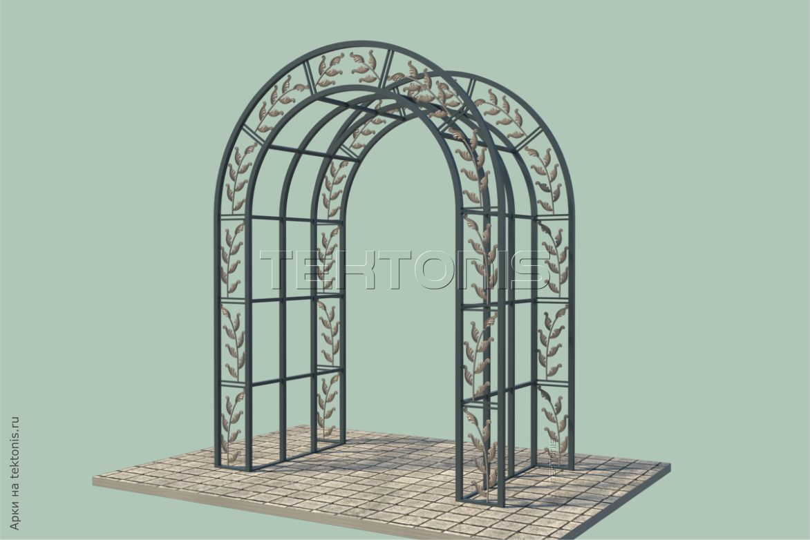 Металлическая арка как современное воплощение античной красоты